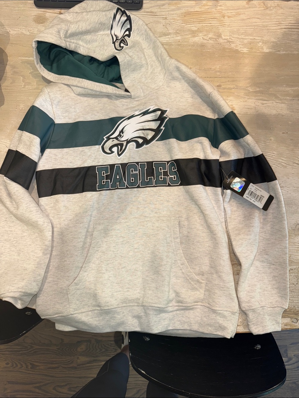 NFL Team Apparel Philadelphia Eagles Hoodie